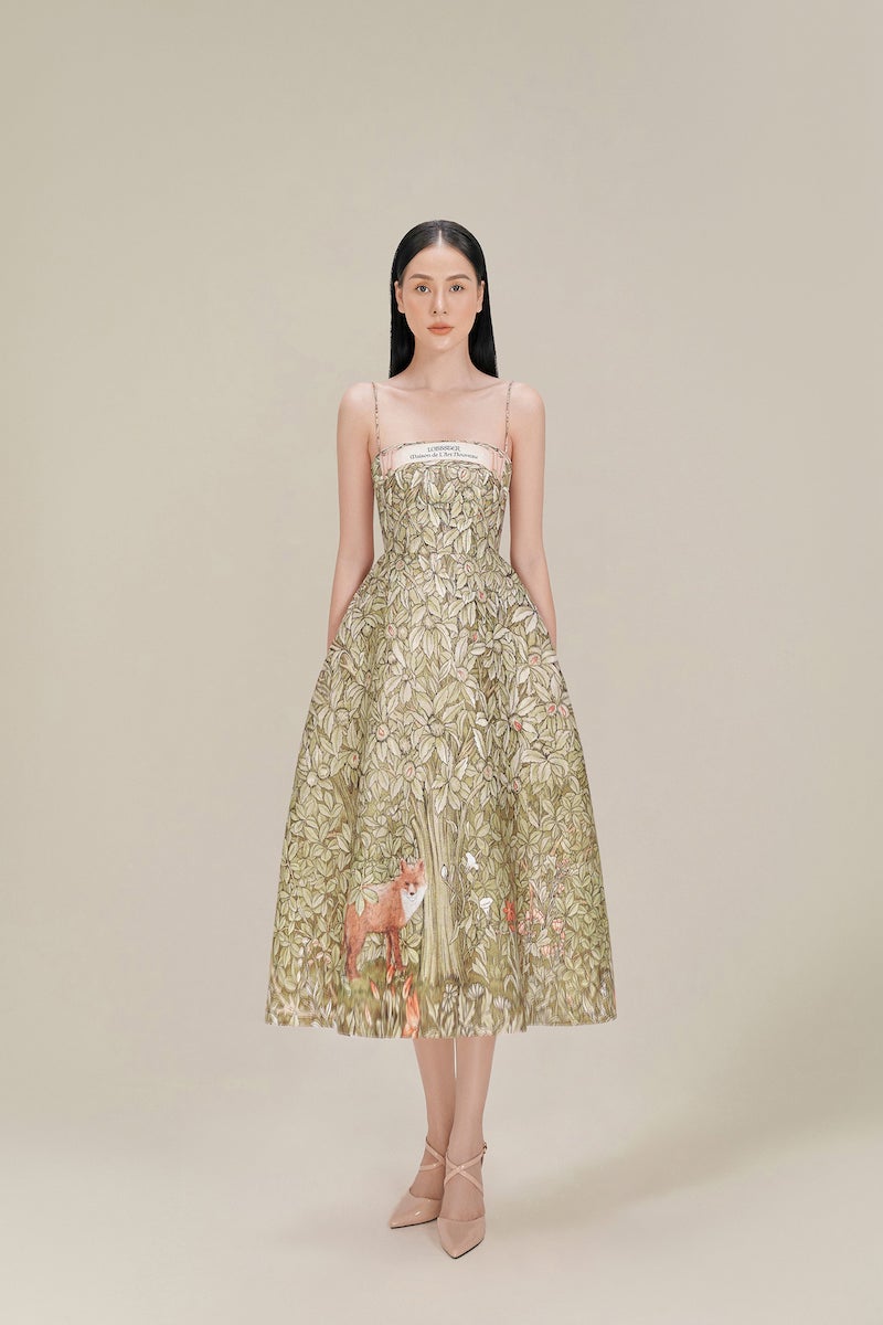 PRINTED JUNGLE DRESS