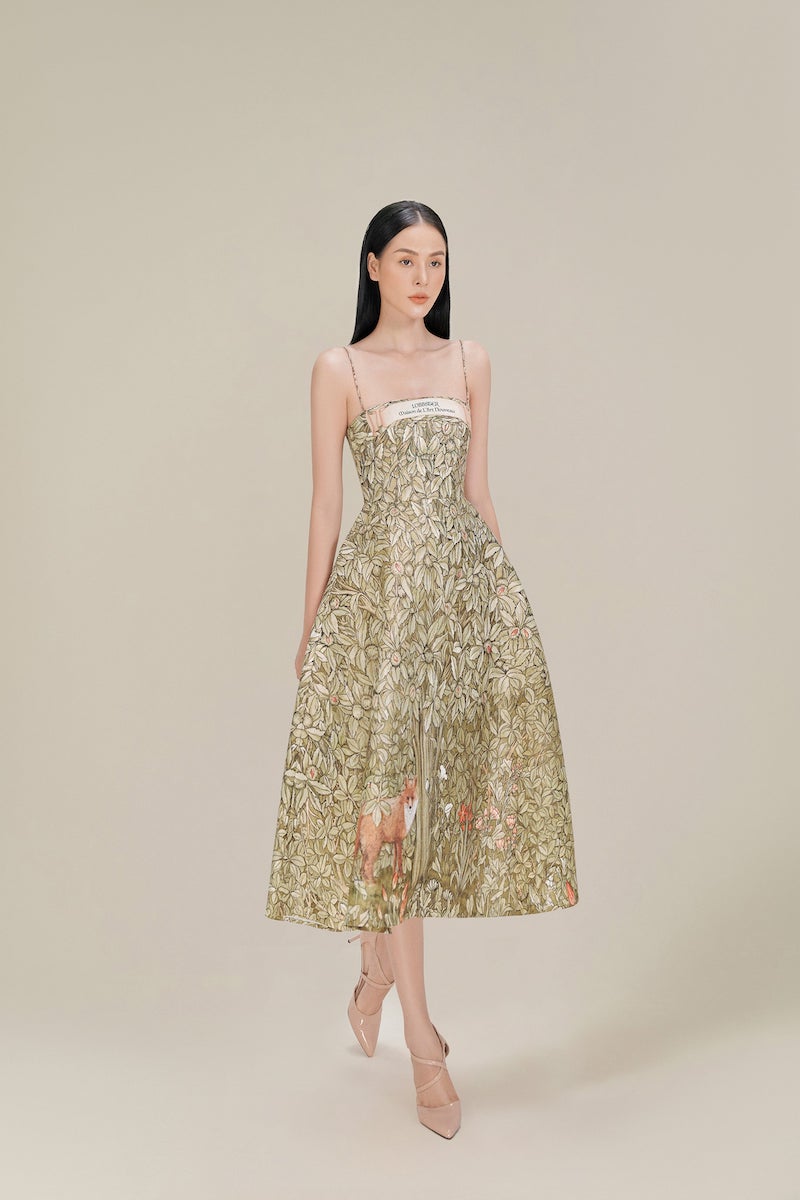 PRINTED JUNGLE DRESS