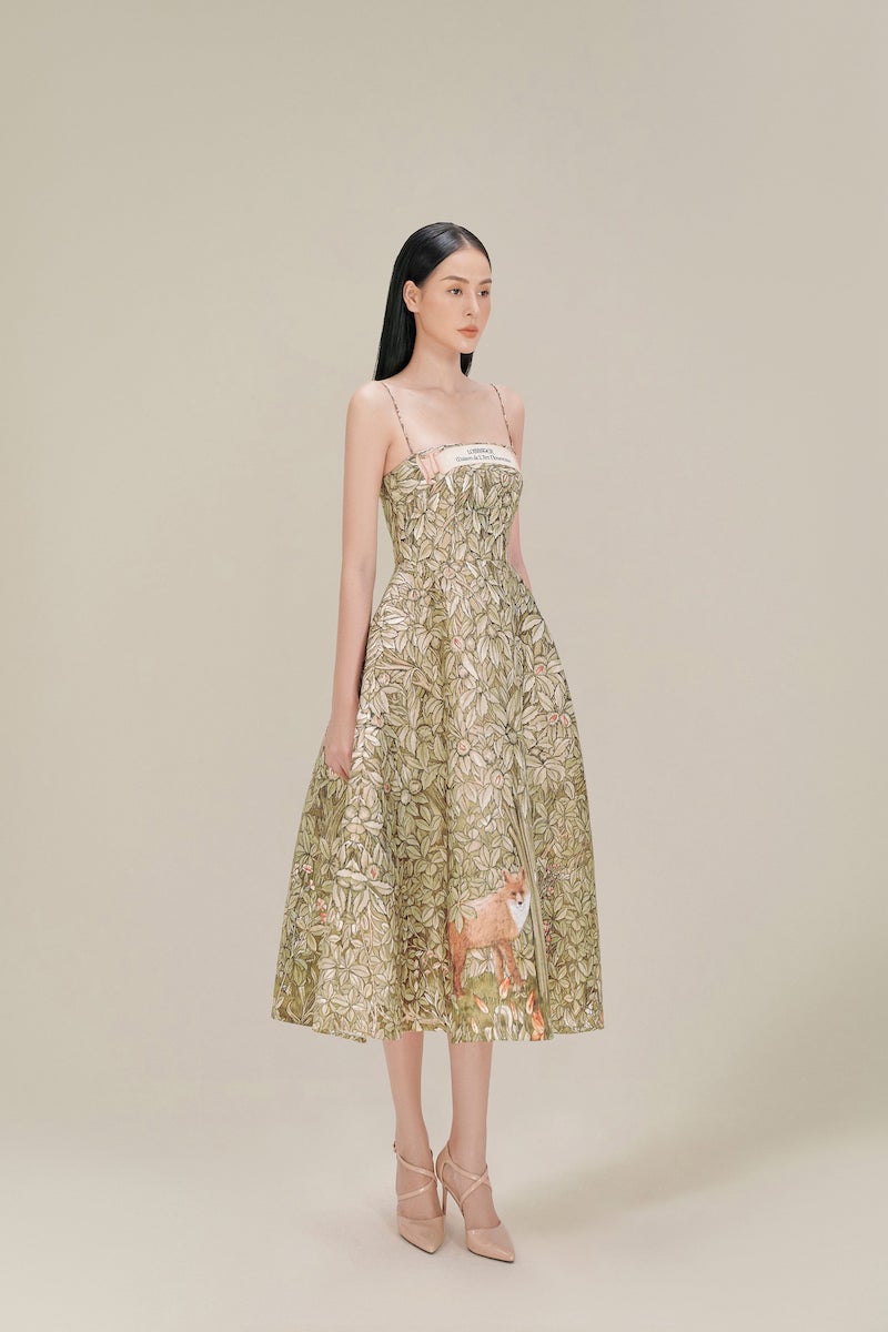 PRINTED JUNGLE DRESS