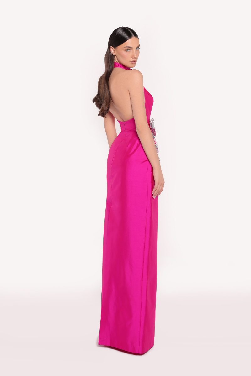 ROVENA DRESS IN FUCHSIA
