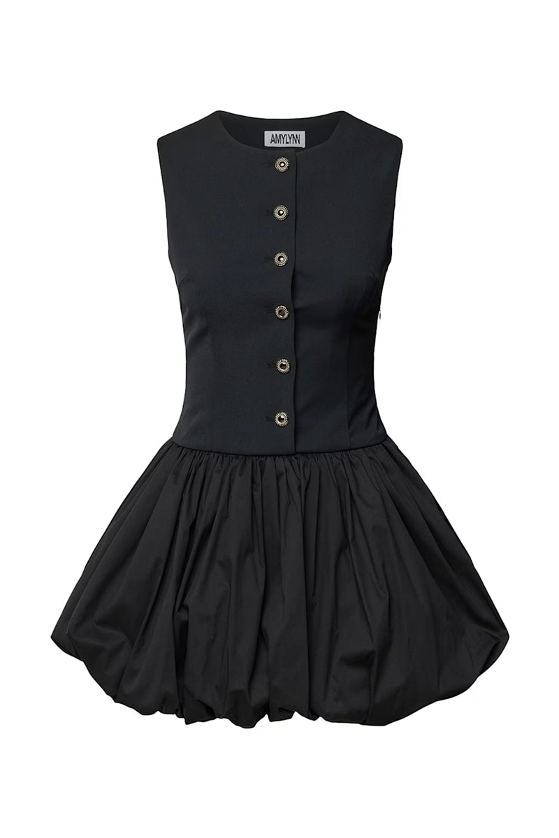 AIMEE BLACK MINI DRESS