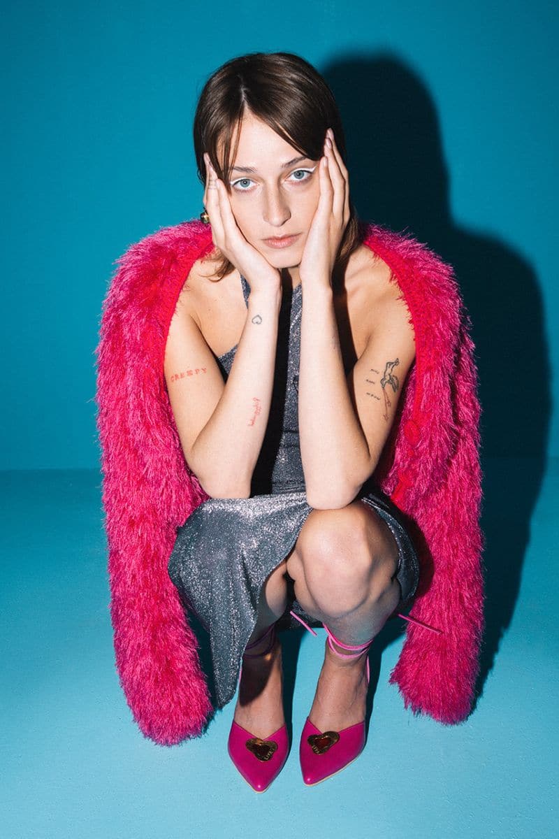 POP PINK FLUFFY CARDIGAN