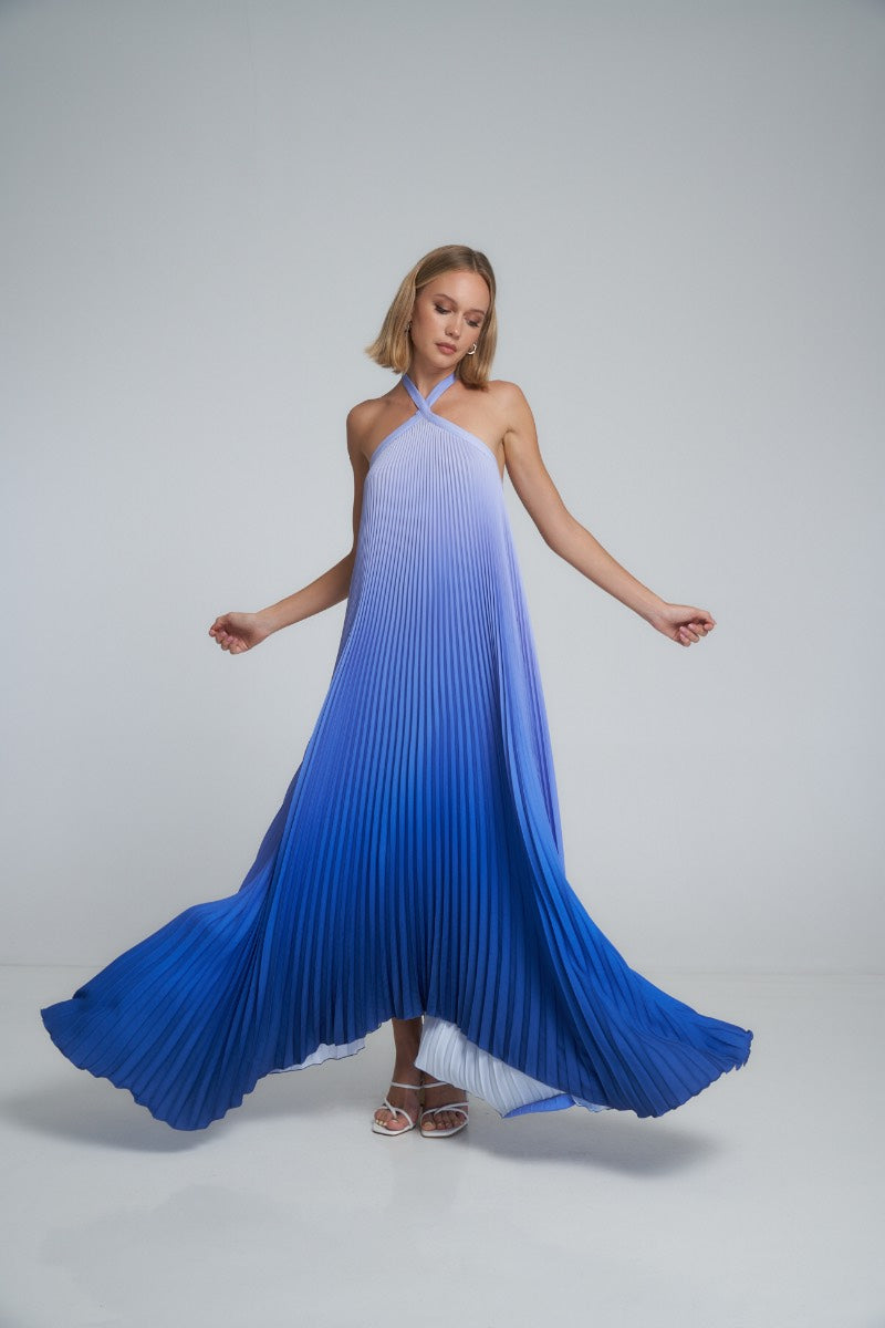 DEESSE GOWN IN OCEAN