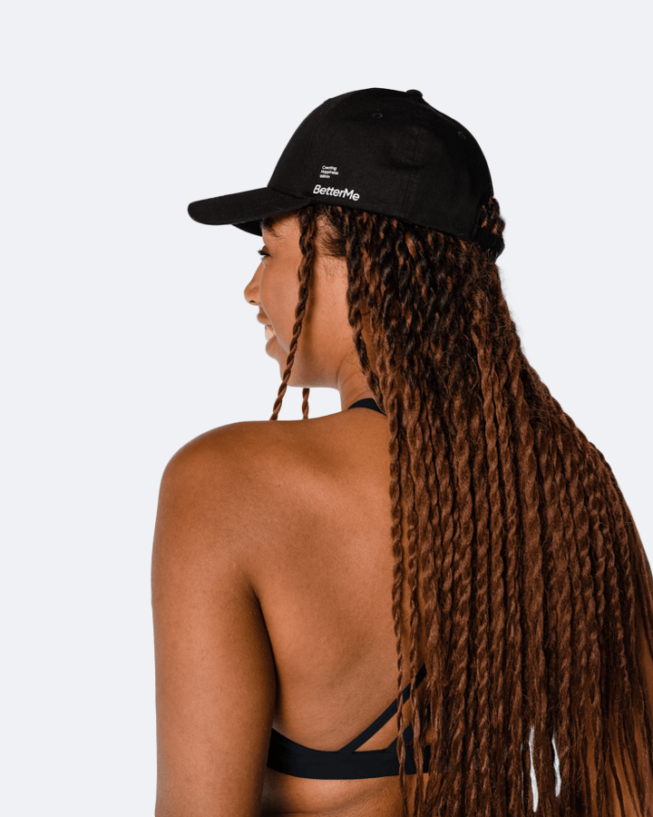 Casquette ajustable noir de jais