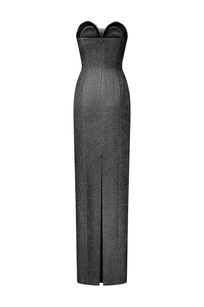 MARGAUX GLITTER ELASTIC GOWN