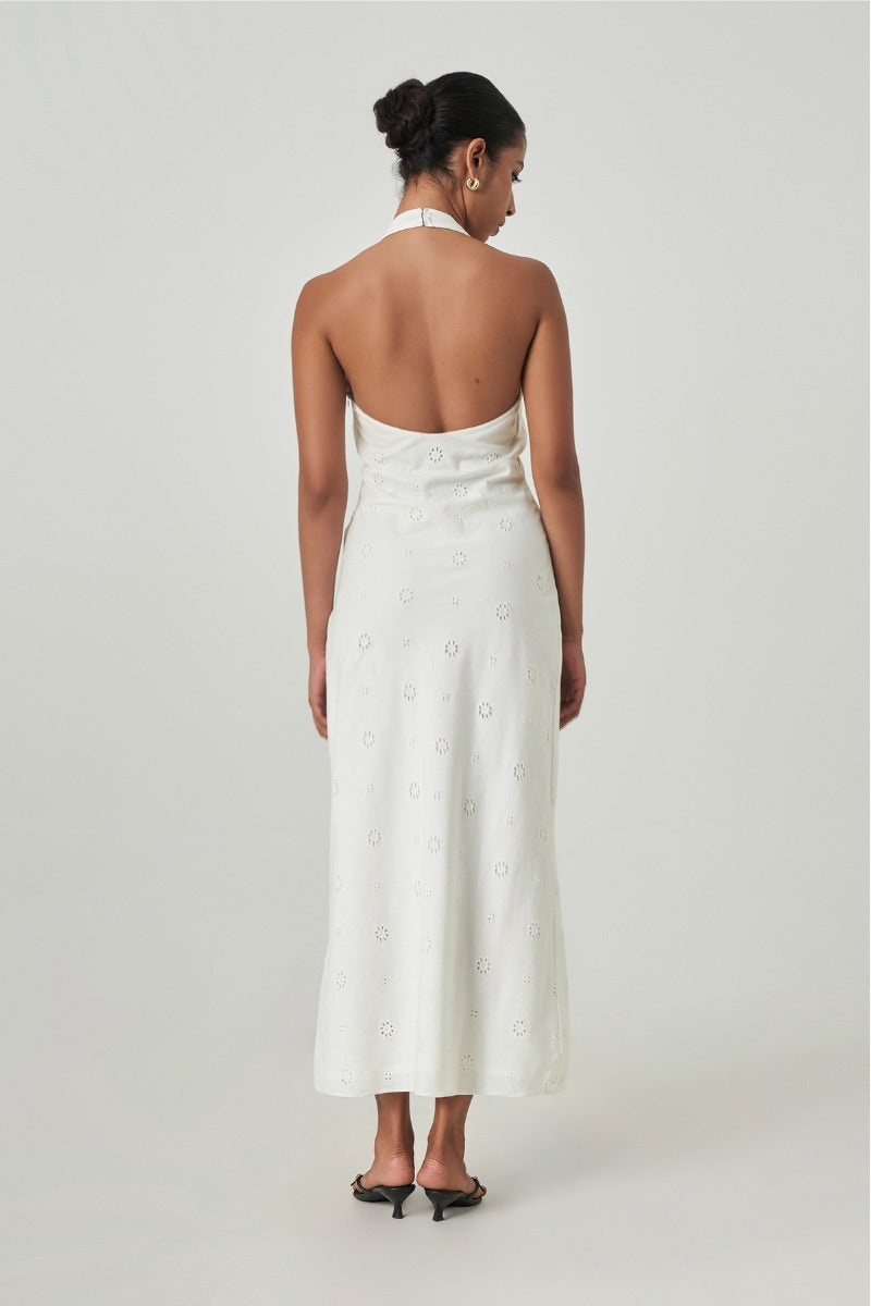 TURIN DRESS IN OFF WHITE