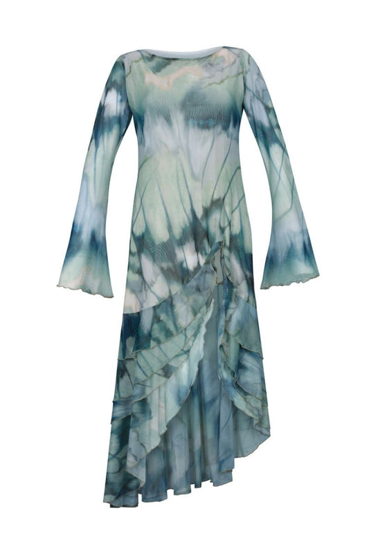 CHAPOLA DRESS IN PRINT SAGE