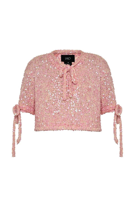 SALUE SWEATER IN PINK