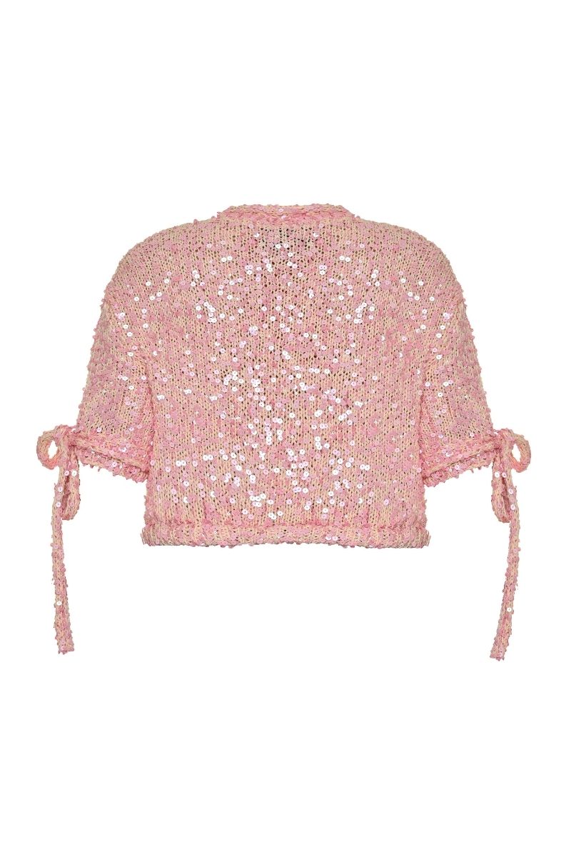 SALUE SWEATER IN PINK