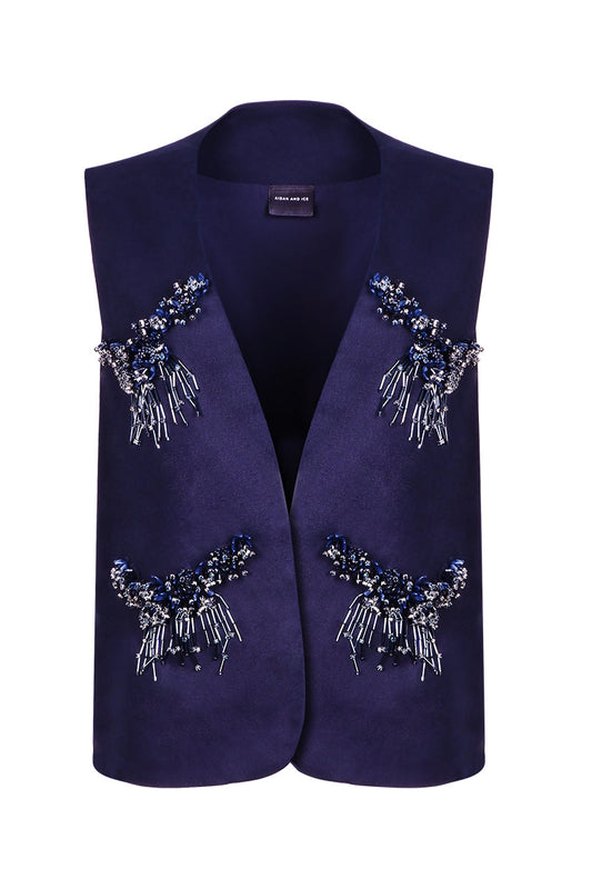 ALORA VEST IN NAVY