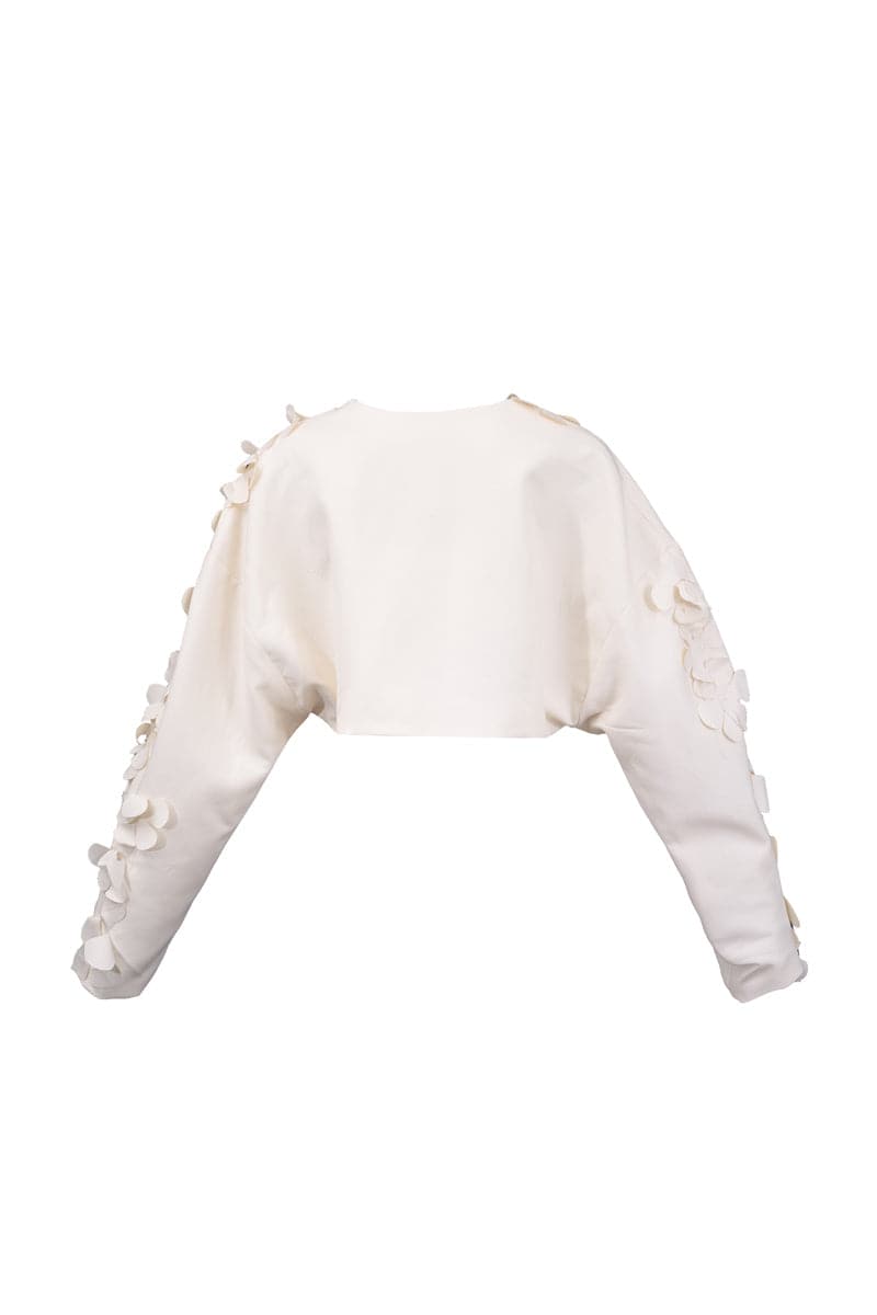 MILKY FLORAL BOLERO