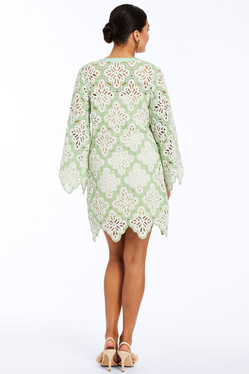 PALERMO SCALLOP MINI DRESS