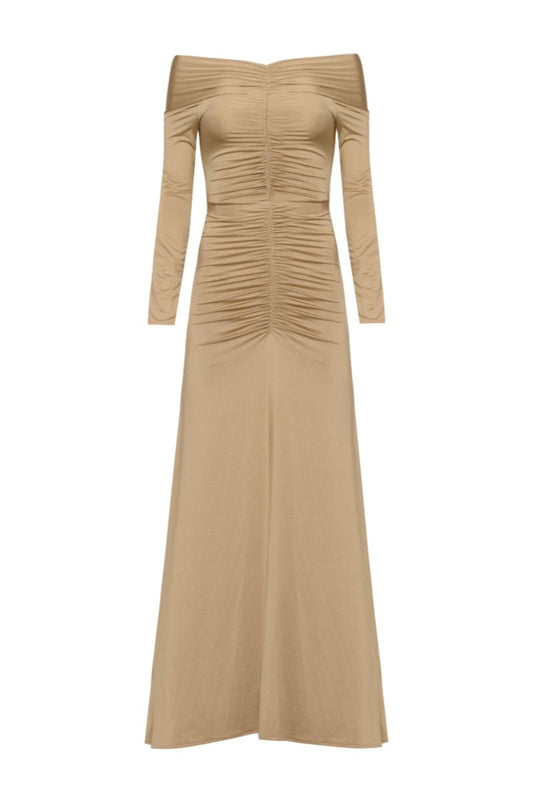 TREASURE DRESS IN GOLD