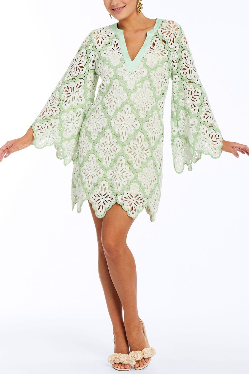 PALERMO SCALLOP MINI DRESS