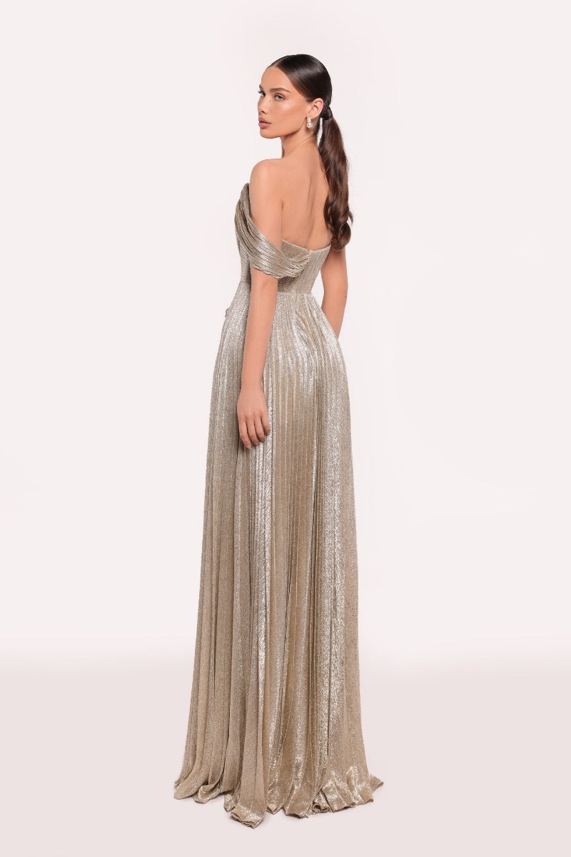 BOUCH DRESS IN GOLD