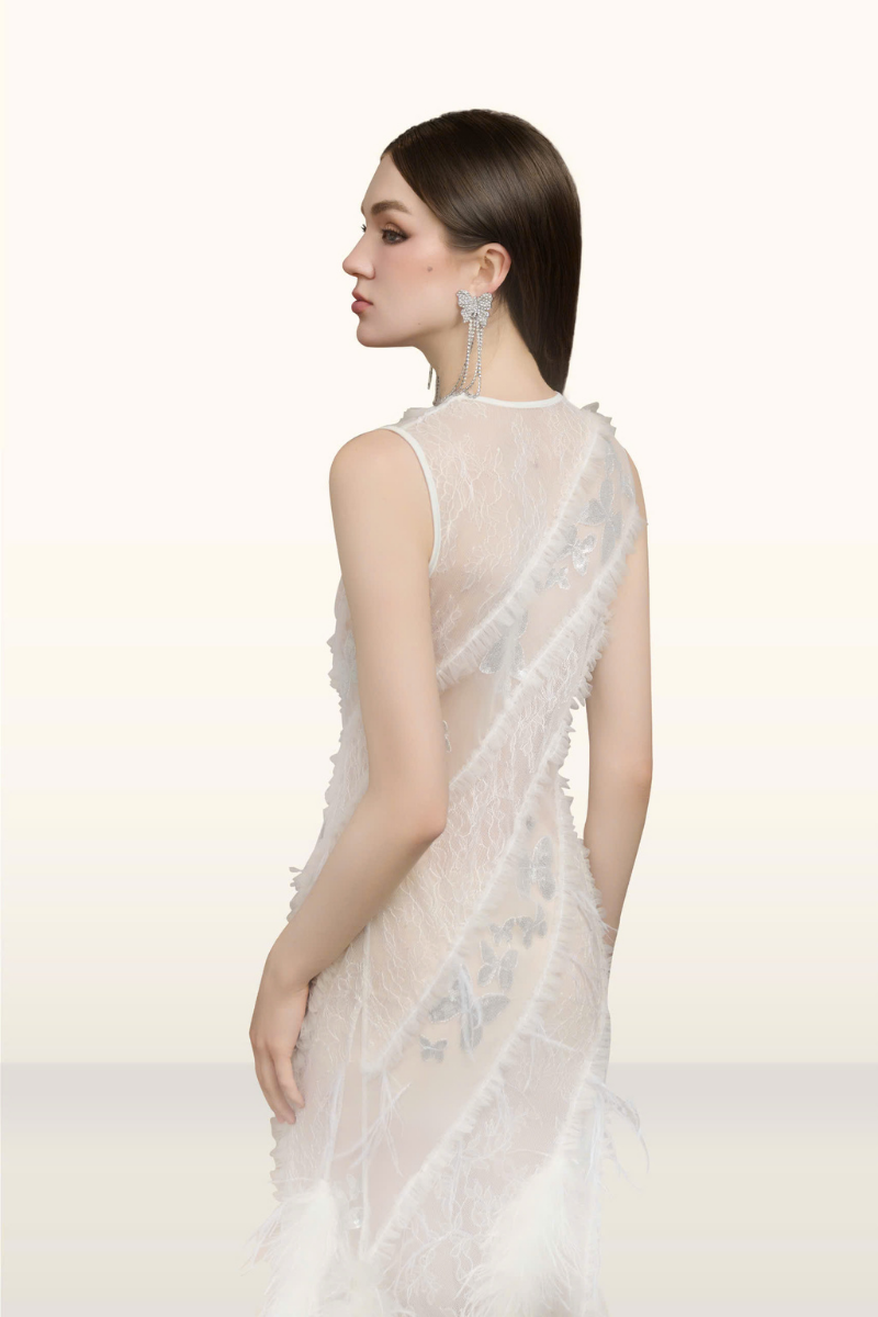 DULCIE WHITE MAXI DRESS