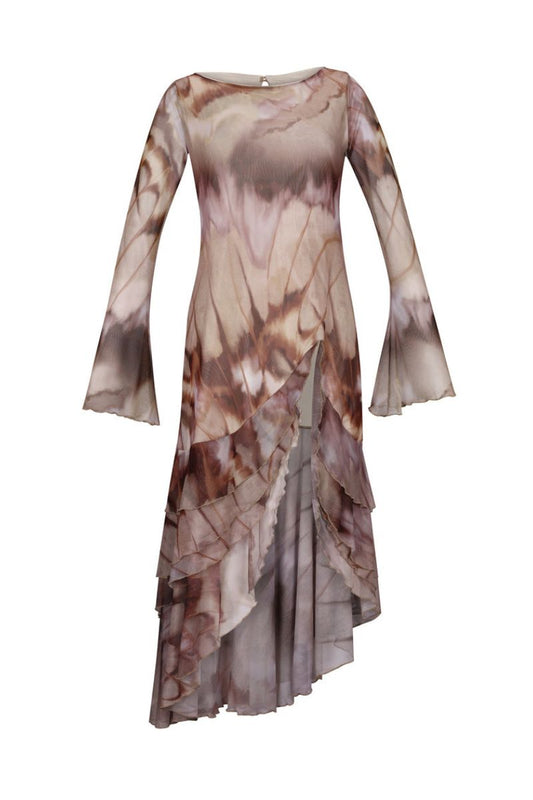 CHAPOLA DRESS IN PRINT CAFE