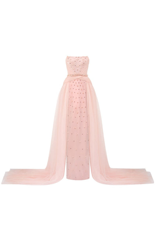 VALÉRIE SILK AND TULLE GOWN