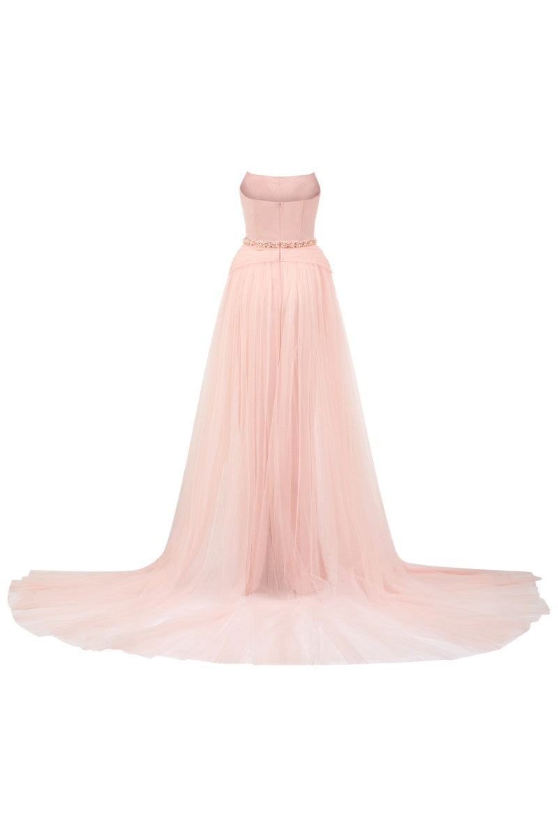 VALÉRIE SILK AND TULLE GOWN