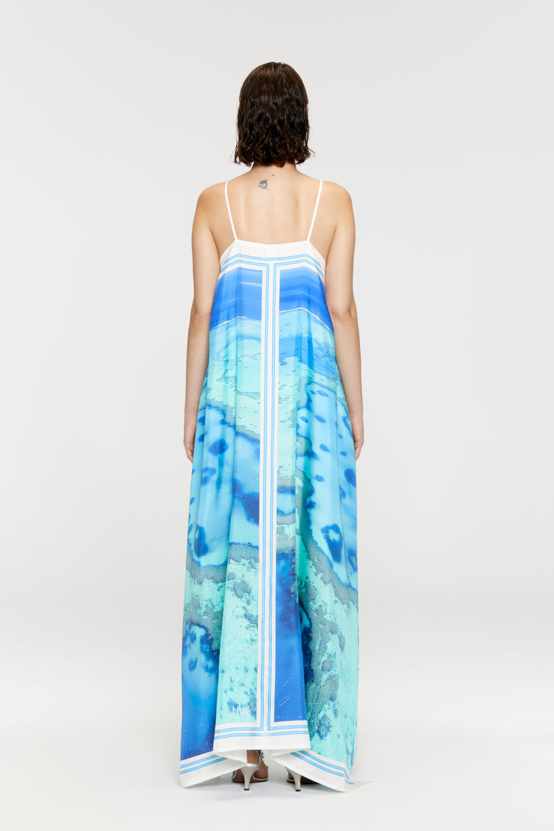 MALDIVES SILK MAXI DRESS
