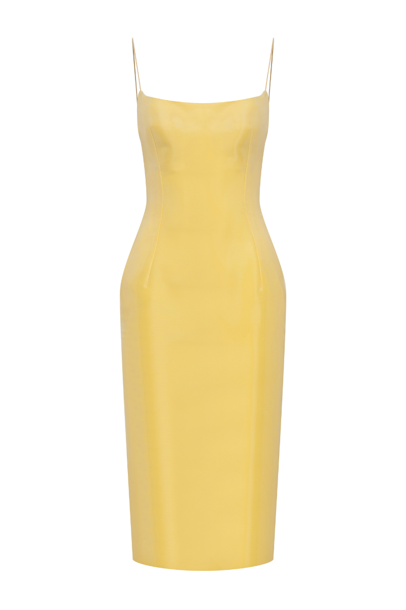 LIQUID ORGANZA SCULPT DRESS