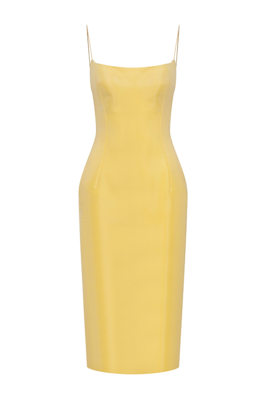 LIQUID ORGANZA SCULPT DRESS
