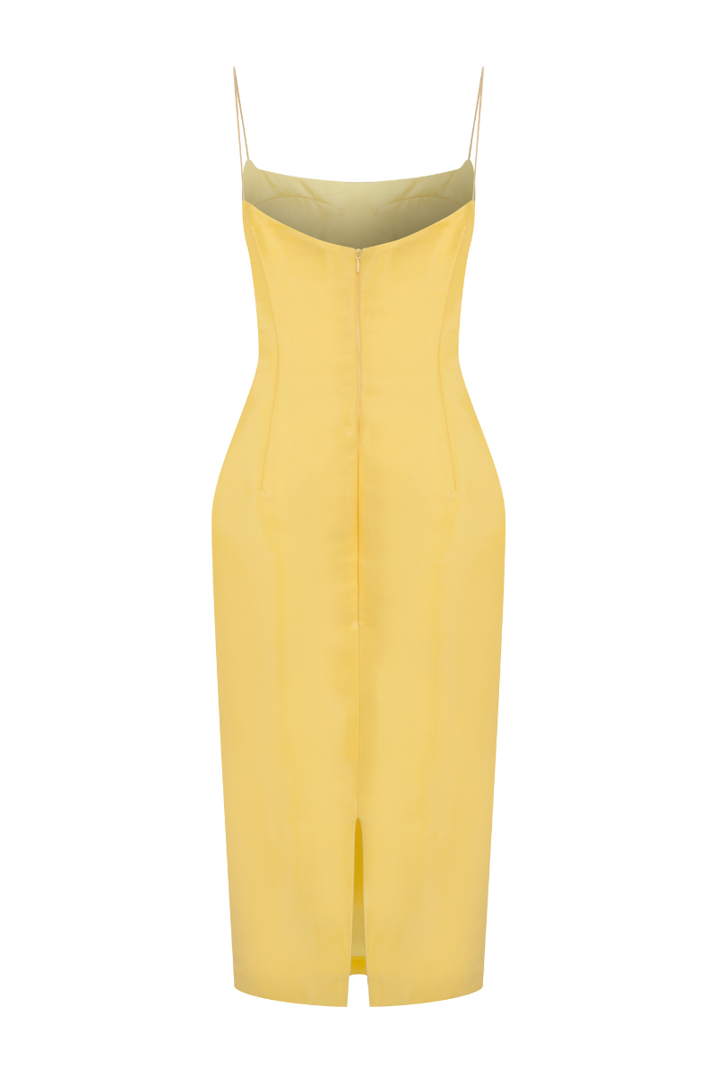LIQUID ORGANZA SCULPT DRESS
