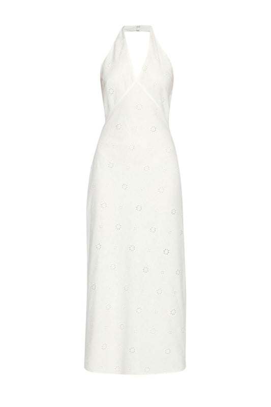 TURIN DRESS IN OFF WHITE