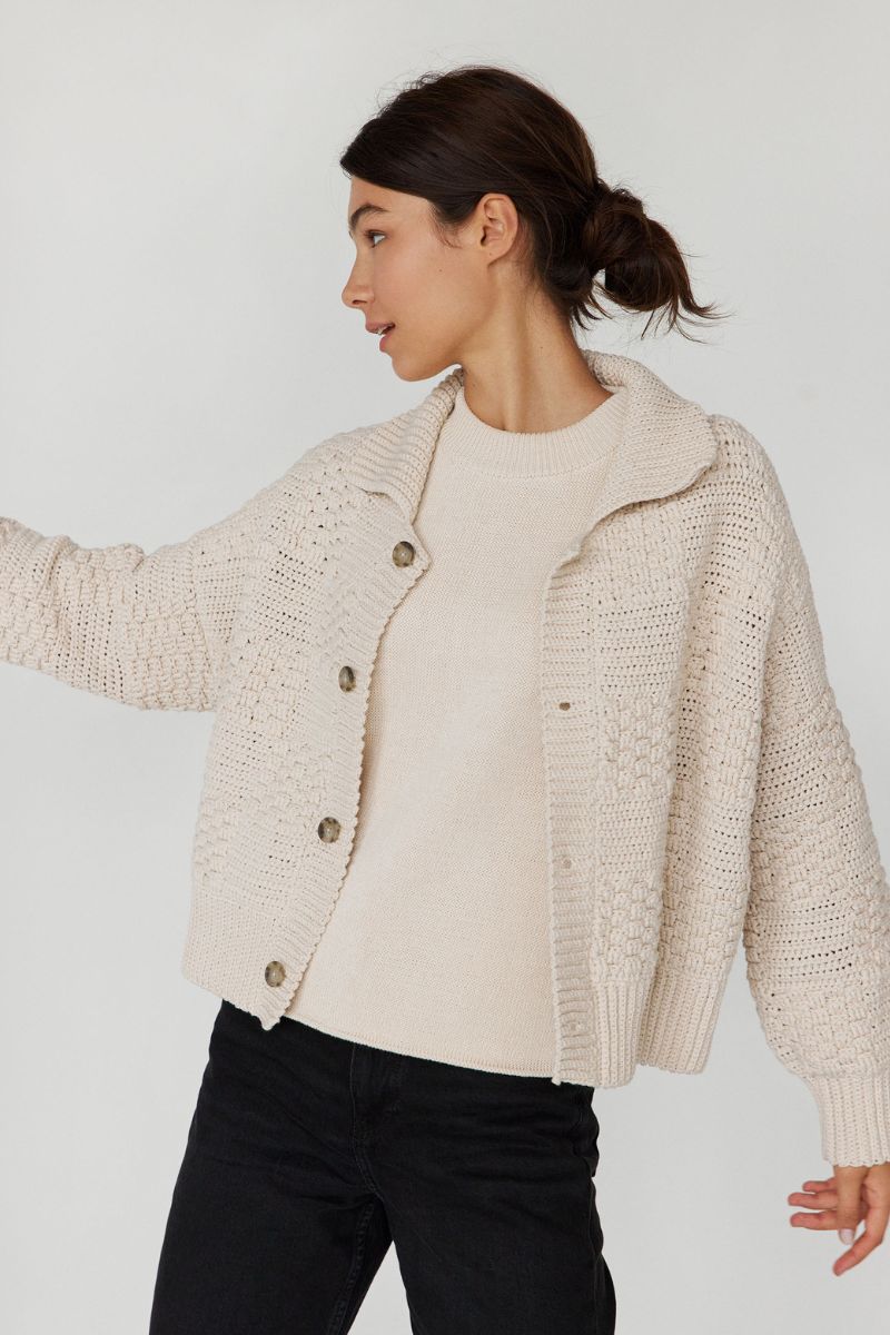 PRIETEMA JACKET IN OAT MILK