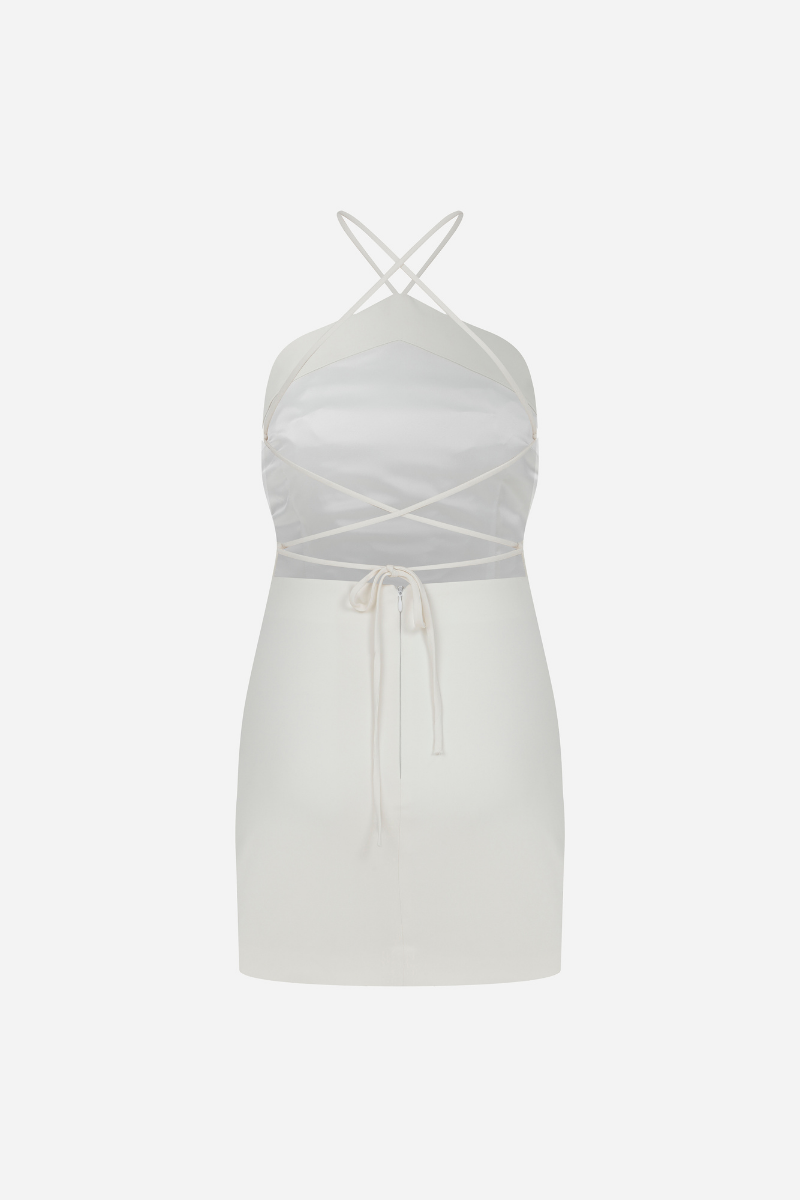 VERONICA DRESS IN BEIGE
