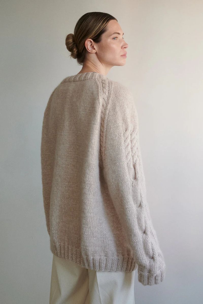 VILNELE CARDIGAN IN BEIGE