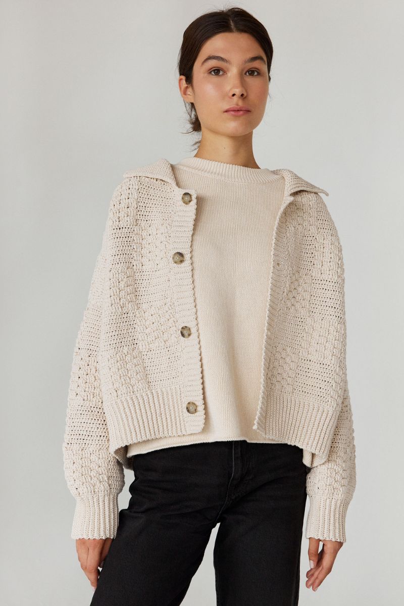 PRIETEMA JACKET IN OAT MILK
