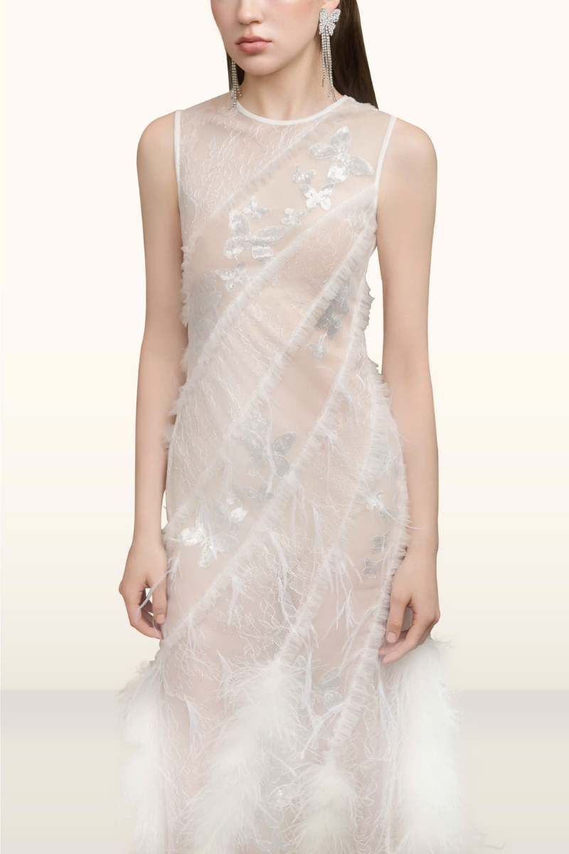 DULCIE WHITE MAXI DRESS