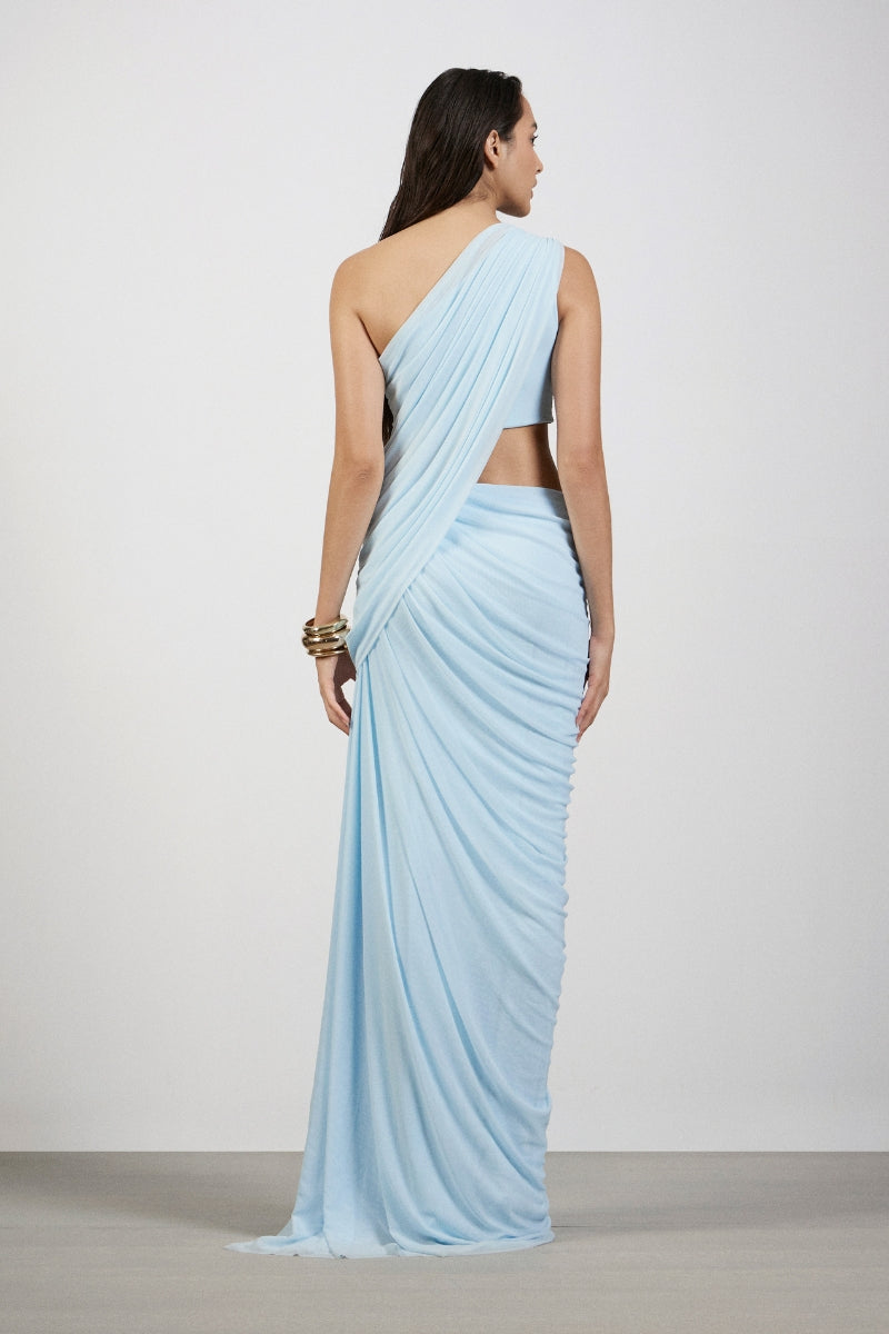 AURORA BLUE MAXI DRESS