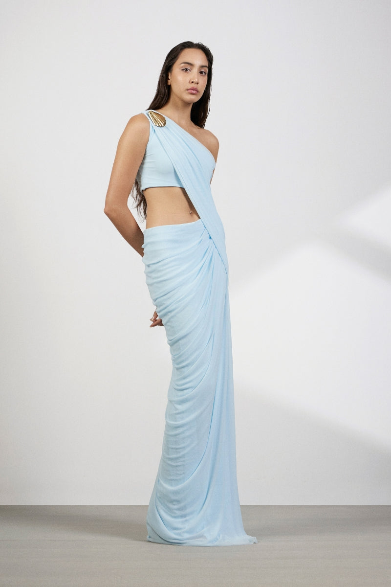 AURORA BLUE MAXI DRESS