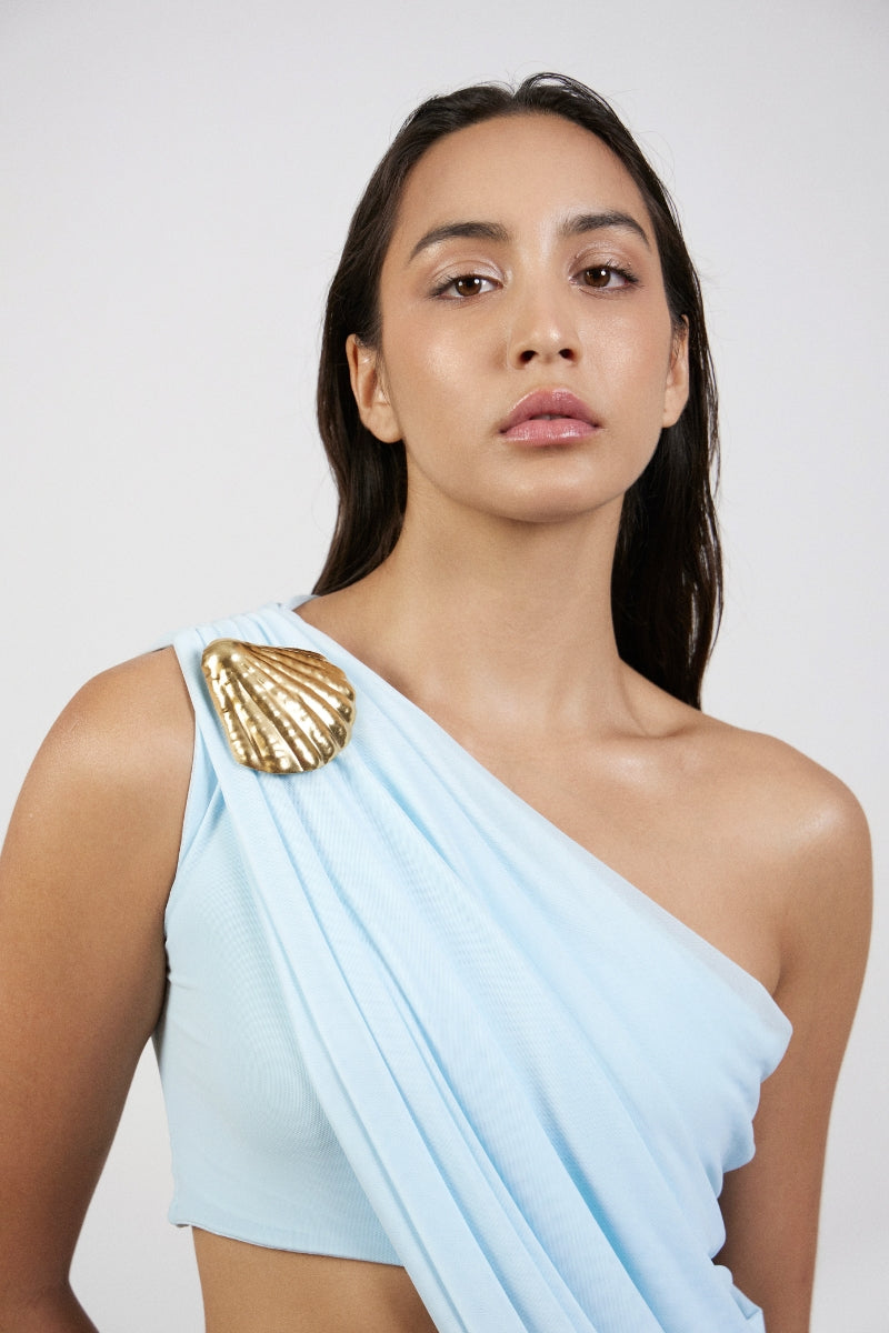 AURORA BLUE MAXI DRESS