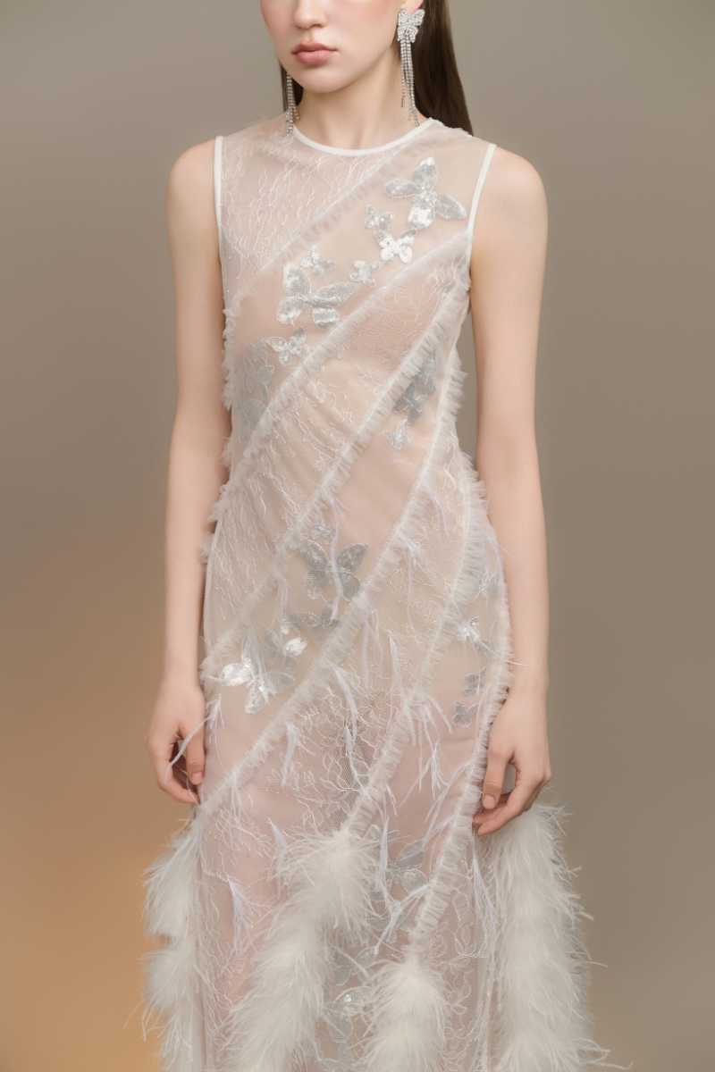 DULCIE WHITE MAXI DRESS