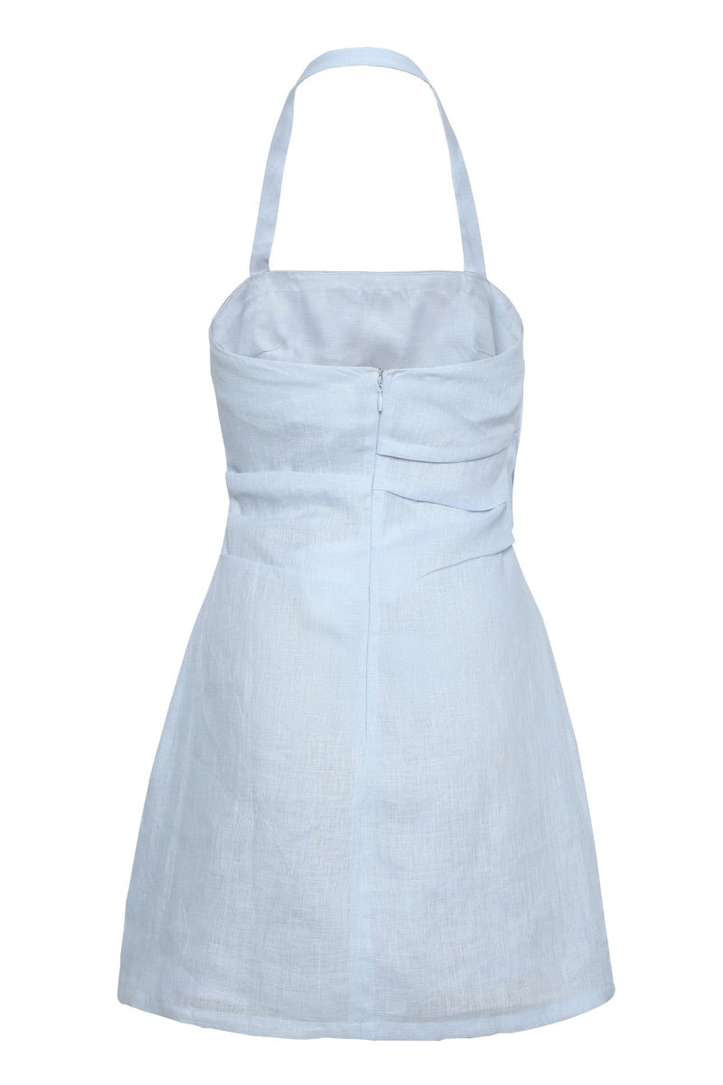 LUCIA DRESS IN ICE BLUE