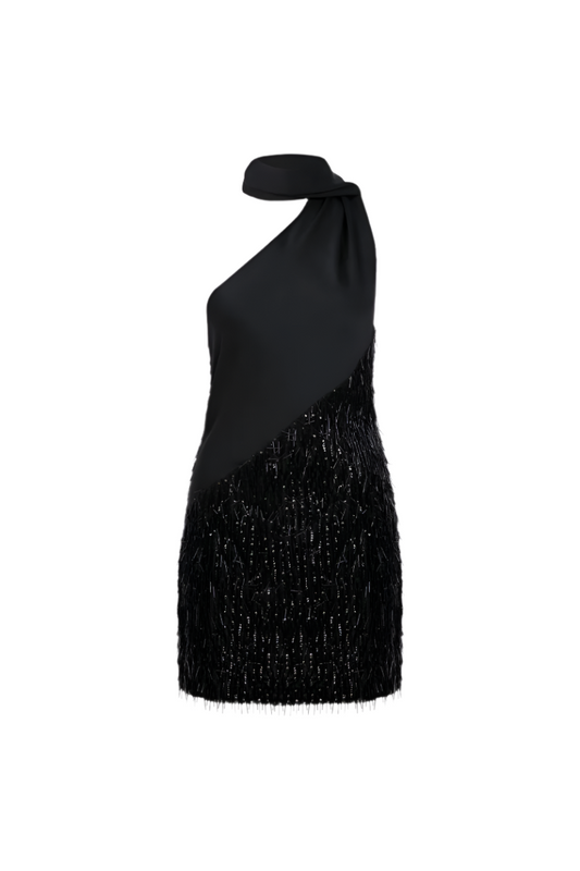 ASIA DRESS IN BLACK