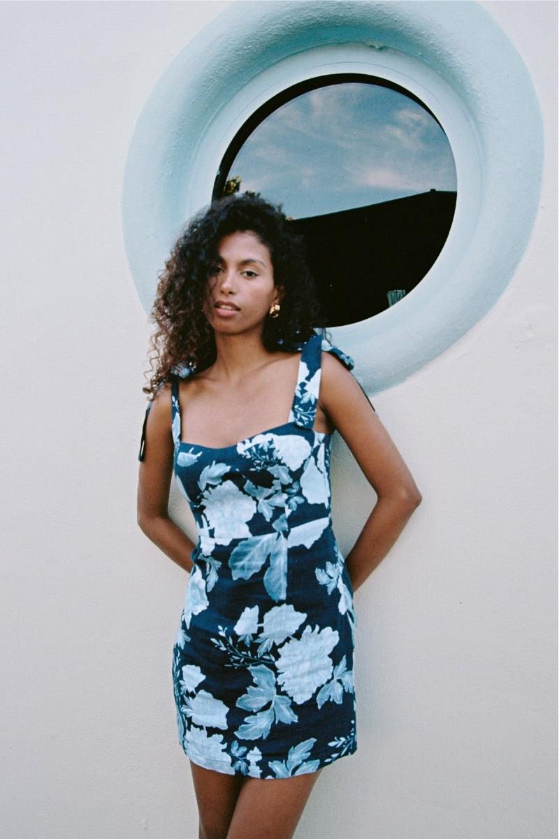 MAY DRESS IN MIDNIGHT BLUE