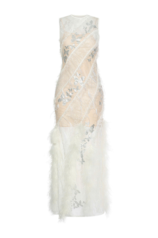 DULCIE WHITE MAXI DRESS