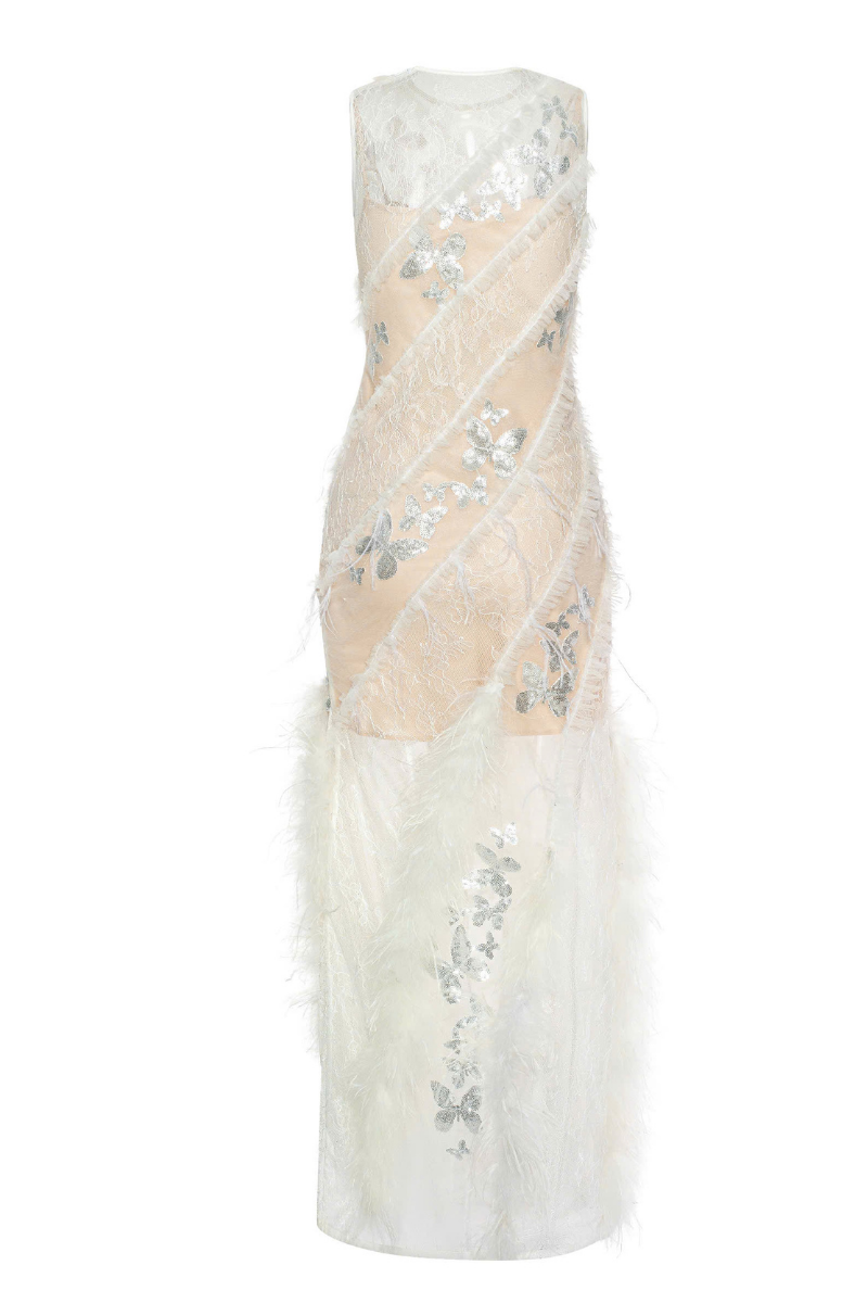 DULCIE WHITE MAXI DRESS