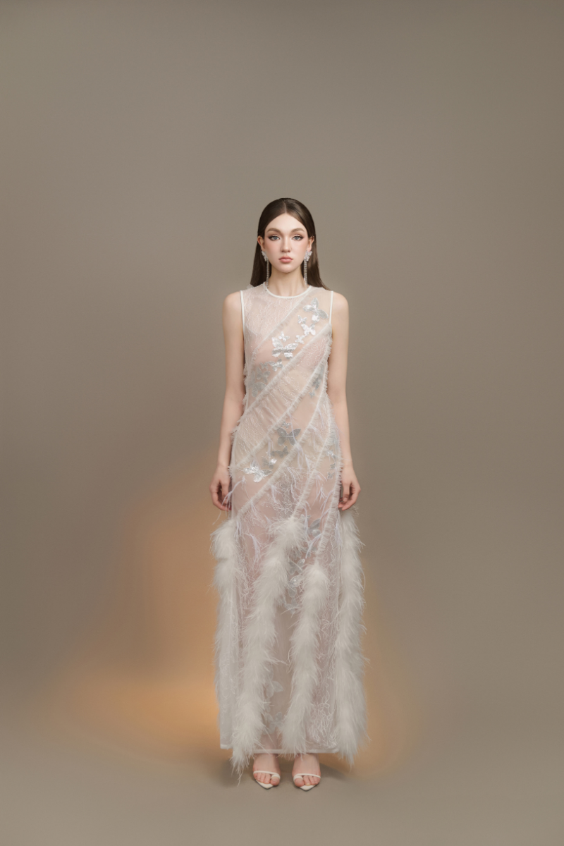 DULCIE WHITE MAXI DRESS