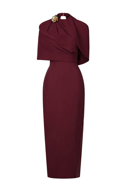 MOAZ DRESS IN RED
