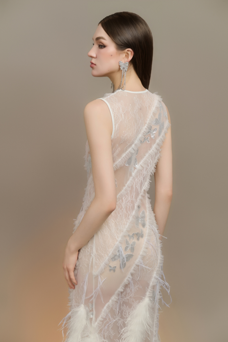 DULCIE WHITE MAXI DRESS