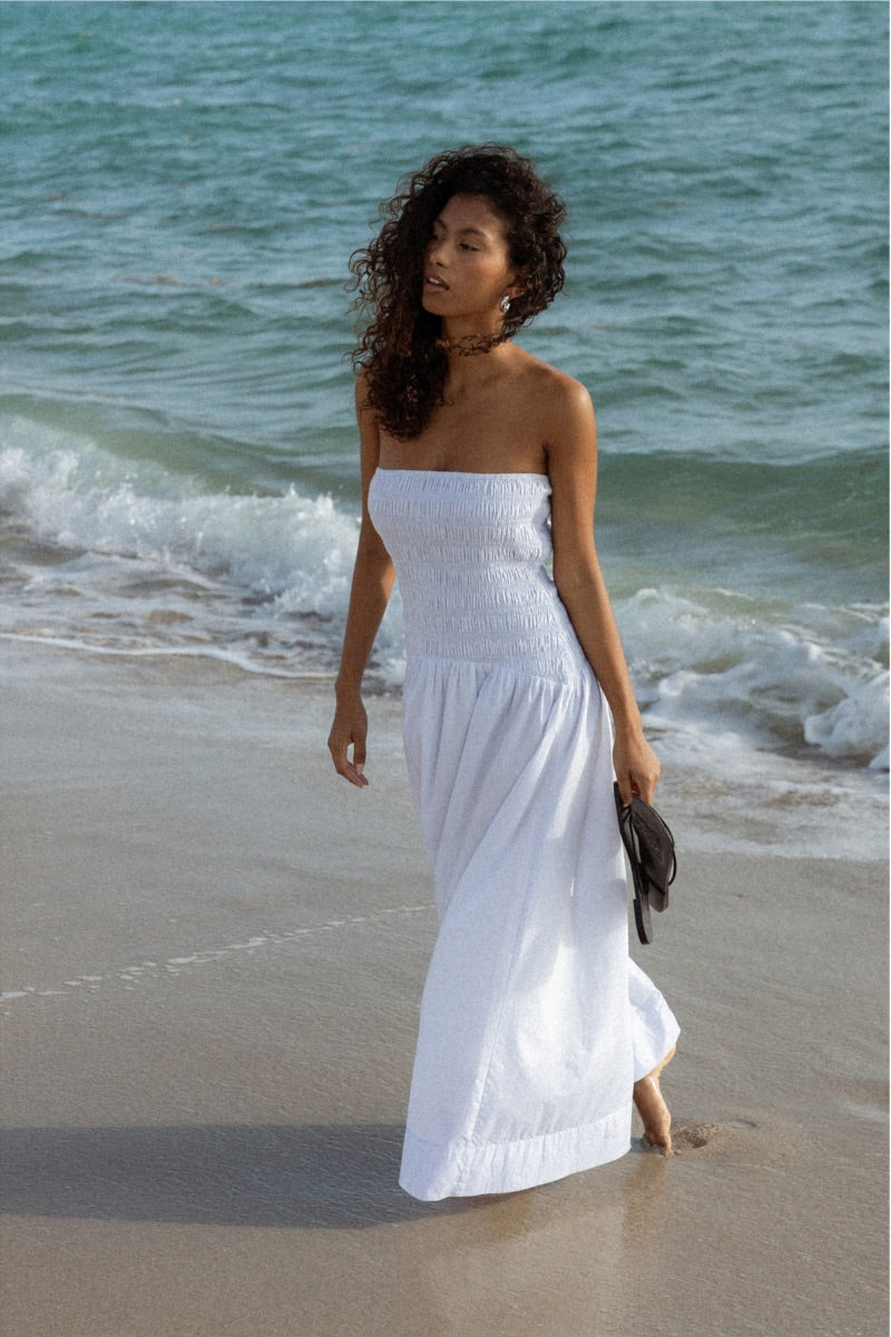 PROVENCE DRESS IN ICE BLUE