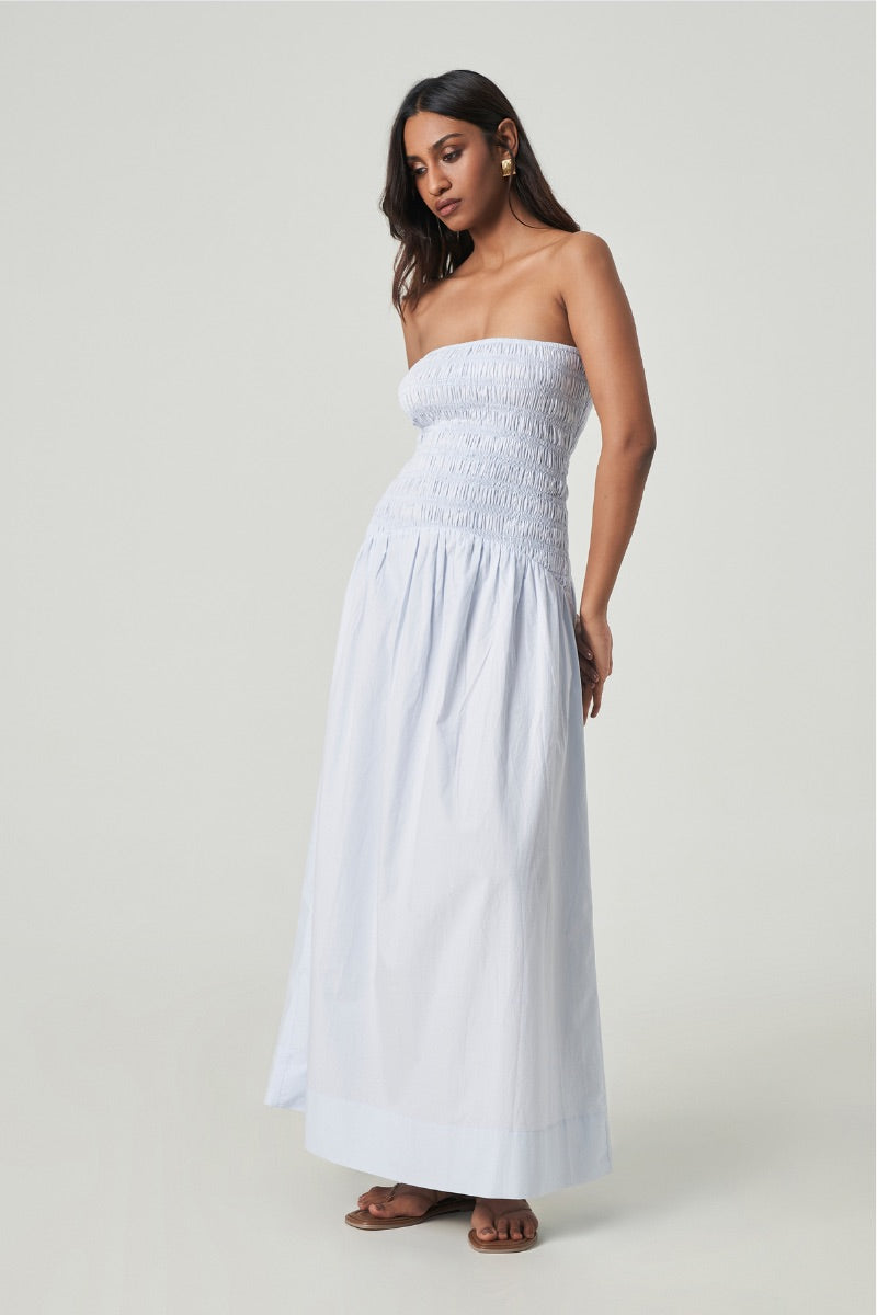 PROVENCE DRESS IN ICE BLUE