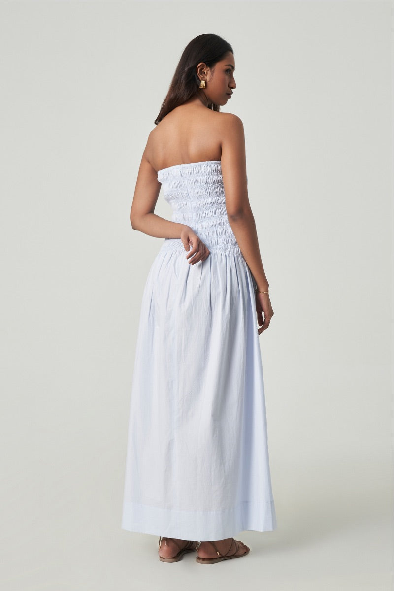 PROVENCE DRESS IN ICE BLUE