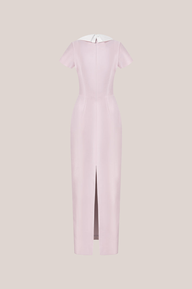 SWEETHEAR SILK DRESS IN PINK