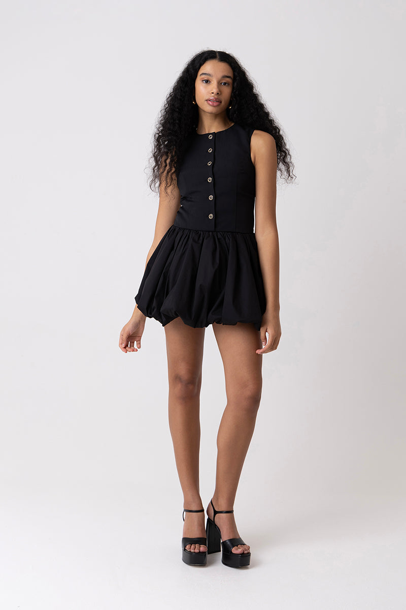 AIMEE BLACK MINI DRESS